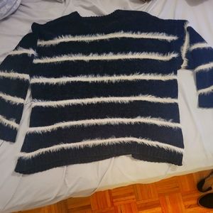 Black and White Stripe Sweater